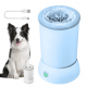Автоматическая аккумуляторнная лапомойка для собак Pet Foot Wash W01 Голубая