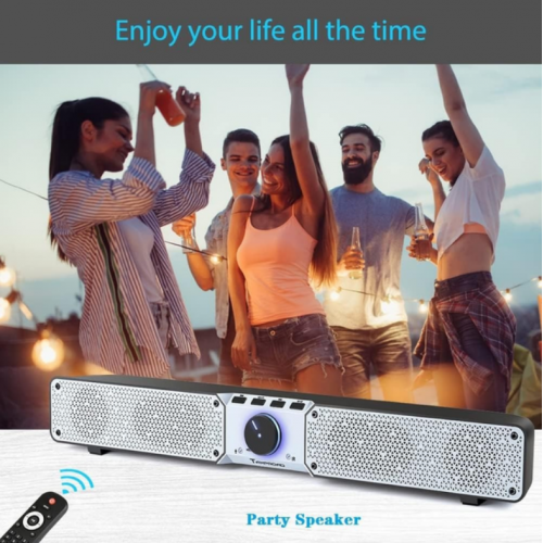 Портативная акустическая колонка Tamproad soundbar bluetooth speaker RS-Q10 Чёрная