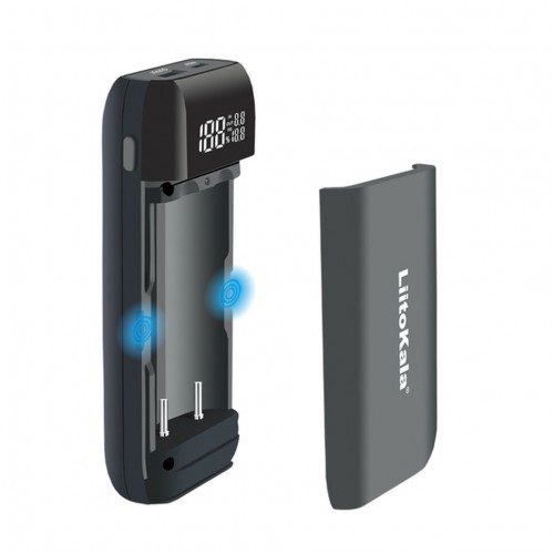 Повербанк-корпус/зарядка Liitokala Lii-MP2, 2x18650-21700, USB-C QC+PD, LCD, Box (Power Bank Case)