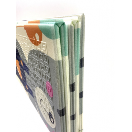 Детский складной двухсторонний термо коврик, размер 200x175x0.8 см (53339)