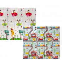 Детский складной двухсторонний термо коврик, размер 180x150x0.8 см (53342)