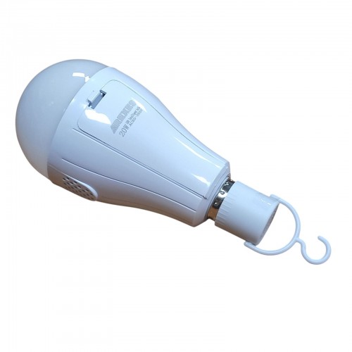 Светодиодная лампочка с аккумулятором автономная аварийная лампа Arexes 20W E27 3 режима свечения с патроном