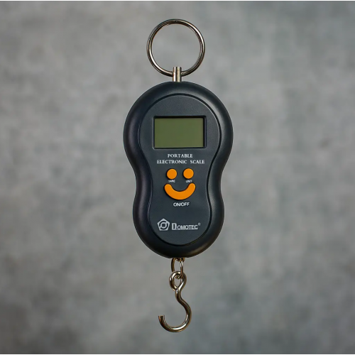 Весы ручные кантер электронные до 50 кг безмен Domotec MS-601 Черный