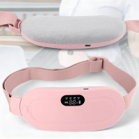 Беспроводной массажер-грелка от менструальных болей и спазмов Розовый