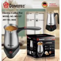Электрическая мини кофеварка электротурка Domotec MS-127 0.5л 600Вт