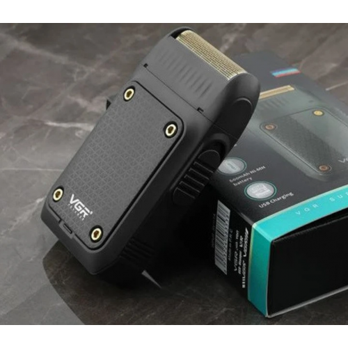 Акумуляторная электробритва шейвер VGR V-353 триммер для бороды Черный