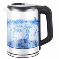Стеклянный электрочайник Domotec MS-7943 объем 1,7л 1500 Вт