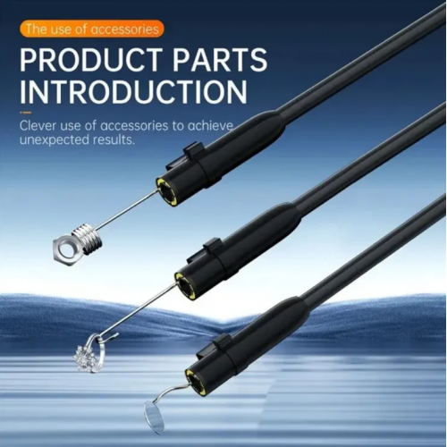 Камера-эндоскоп P380 5м с подсветкой и экраном 4.3" эндоскоп с камерой и цветным дисплеем