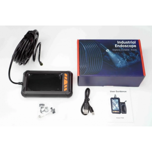 Камера-эндоскоп P380 5м с подсветкой и экраном 4.3" эндоскоп с камерой и цветным дисплеем