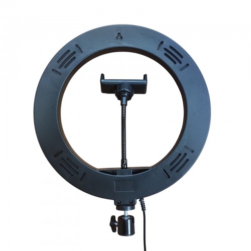 Кольцевая Led лампа 26 см LJJ-26 с держателем для телефона 3 режима + RGB