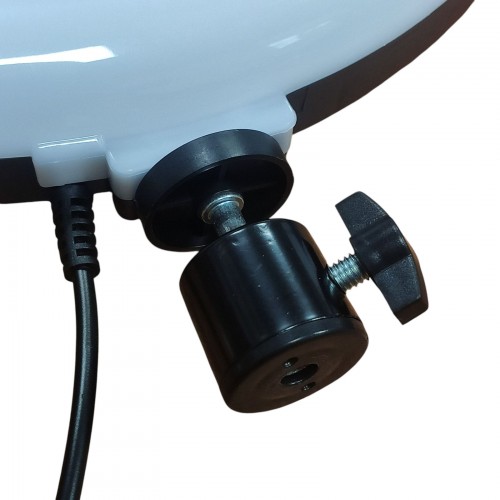 Кольцевая Led лампа 26 см LJJ-26 с держателем для телефона 3 режима + RGB