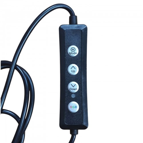 Кольцевая Led лампа 33 см LJJ-33 с держателем для телефона 3 режима + RGB