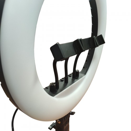 Кольцевая Led лампа 36 см RL-14 с держателем для телефона 3 режима + пульт управления
