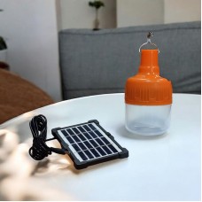 Светодиодная лампа с аккумулятором и солнечной пенелью ZO-010