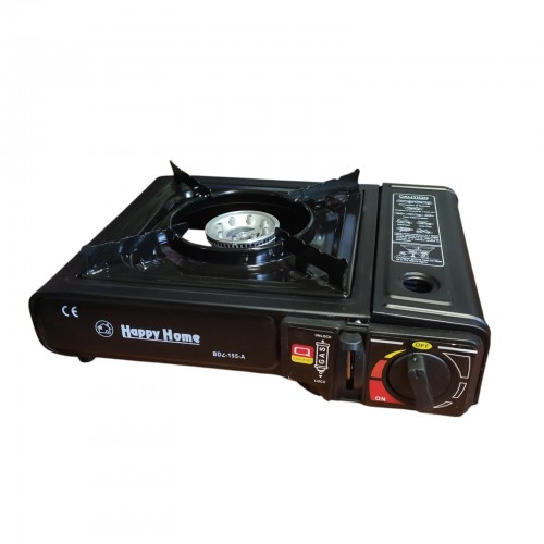 Туристическая портативная газовая плита горелка Portable Gas Stove BDZ-155-A с переходником