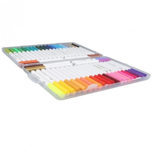 Набор акриловых маркеров 48 штук на водной основе в кейсе Pen Peak