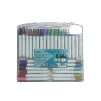 Набор акриловых маркеров 60 штук на водной основе в кейсе Pen Peak