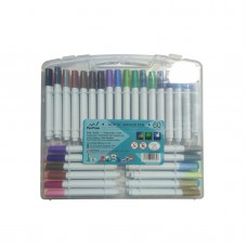 Набор акриловых маркеров 60 штук на водной основе в кейсе Pen Peak