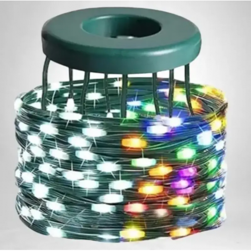 Гирлянда Конский хвост от USB, 2м, 10 нитей, 400LED + пульт / Смарт гирлянда / Умная гирлянда на елку