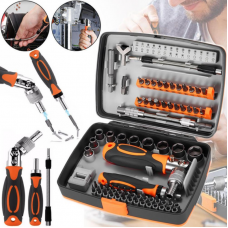 Набор отверток с трещоткой Torx Ratchet 68 в 1 / Ручной комплект инструментов с храповым механизмом