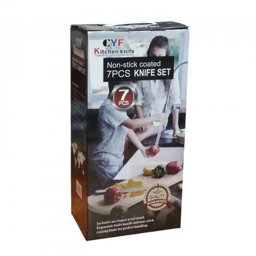 Набор ножей из нержавеющей стали Evdrtverh, 5 шт + овощечистка с подставкой