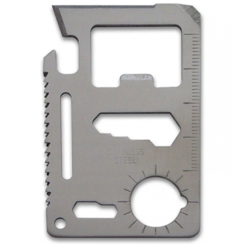 Кредитка мультитул (11 в 1) Нож – кредитная карта, многофункциональный