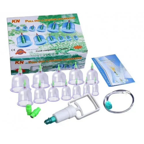 Вакуумные банки для массажа, от целлюлита, для домашней терапии с насосом 12 штук