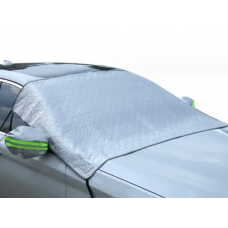 Накидка на авто для лобового стекла от снега, дождя, солнца с боковыми ушками, 110х145см