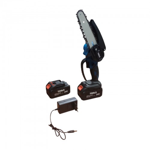 Бесщеточная Аккумуляторная цепная мини-пила 6 inch Electric SAW TOOL в кейсе / 2 аккумулятора