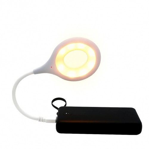 Портативная гибкая лампа КОЛЬЦЕВАЯ 5V/2W (12 SMD) с питанием от USB