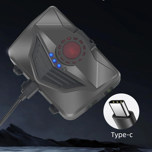 Мощный Налобный фонарь A12-3-P90 фонарик зарядка Type C 3 режима 3 АКБ 18650