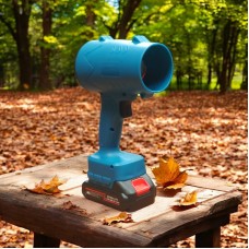 Мощный автомобильный турбо фен 48V в кейсе Бытовой скоростной вентилятор 2 Аккумулятора (53425)