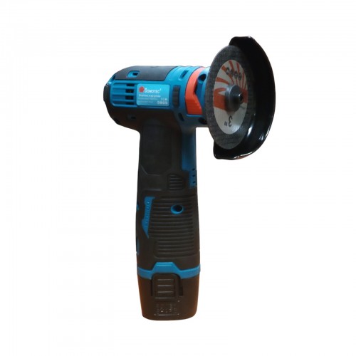 Аккумуляторная болгарка в чемодане, 2 аккумулятора, Domotec 10011 / Электроболгарка / Мини болгарка