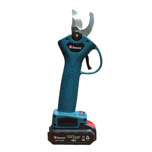 Электрический секатор Domotec 8500 в кейсе + 2 аккумулятора / Ножницы садовые / Электросекатор для сада