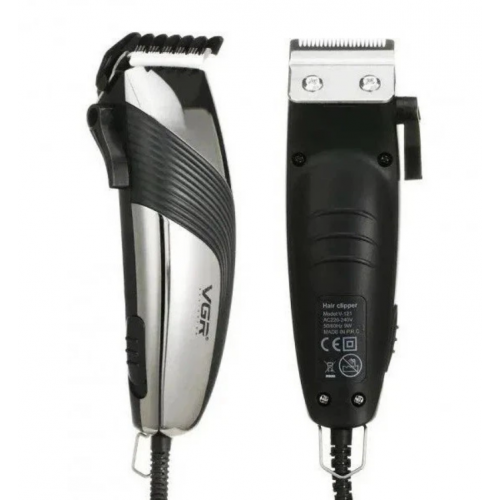 Машинка для стрижки волос VGR V121 от сети / Проводной триммер для стрижки