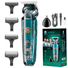 Беспроводной триммер для волос с 5 насадками и USB, VGR V949 / Мужской триммер