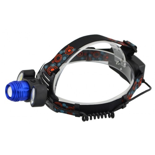 Налобный фонарь AR-862 3 диода T6 фонарик 2 АКБ 18650