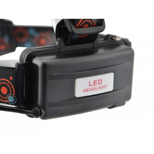 Налобный фонарь AR-862 3 диода T6 фонарик 2 АКБ 18650