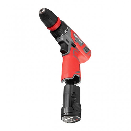 Дрель-шуруповерт аккумуляторный 12 В, 30 Nm, 0.8-10 мм, 1.5 Ач, съемный патрон INTERTOOL DT-0314