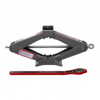 Домкрат механический ромбовидный, 1,5 т, с трещоткой, резиновый упор, 90-370 мм INTERTOOL GT0183