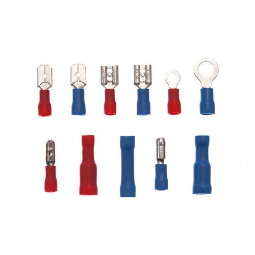 Коннекторы обжимные, 144 шт., изолированные, для автомобильной электропроводки INTERTOOL TC-9010