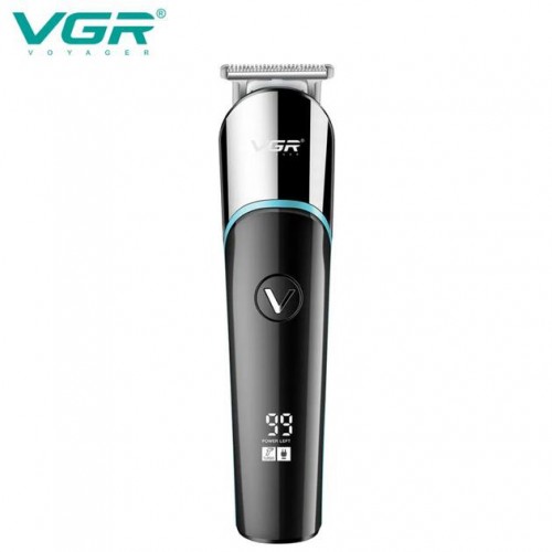 Машинка для стрижки волос VGR V-291, триммер, 4 насадки, LED дисплей