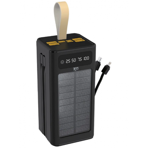 Внешний аккумулятор Power bank 7GO GPW-01 50000mAh PD22,2W+QC3.0 батарея быстрая зарядка Чёрный