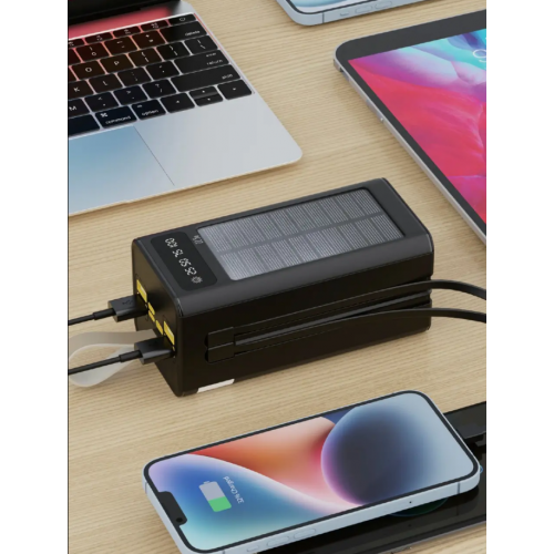 Внешний аккумулятор Power bank 7GO GPW-01 50000mAh PD22,2W+QC3.0 батарея быстрая зарядка Чёрный