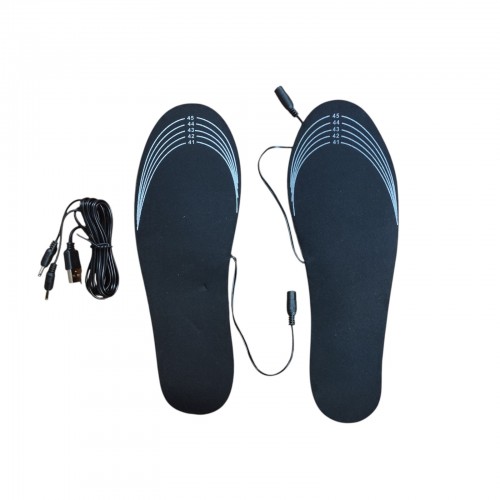Стельки с подогревом универсальные р.41-45 NuoyiMiao Черные, юсб термостельки для обуви