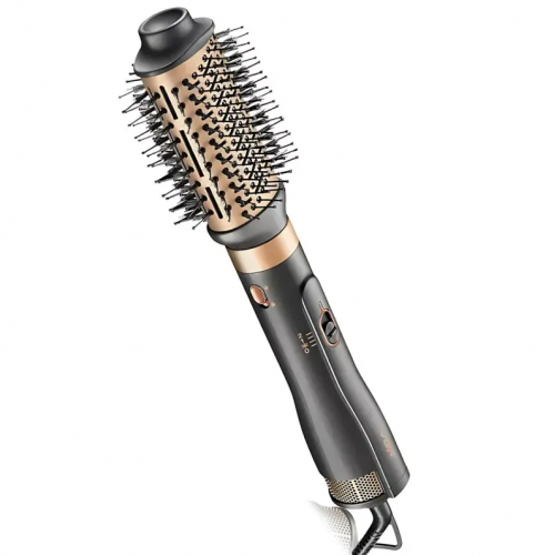 Фен стайлер для укладки волос 6в1, 1000Вт + 6 насадок, от сети, VGR V-491 / Фен-щетка для завивки волос