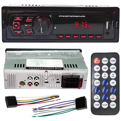 Автомагнитола JSD306 ISO - Bluetooth, FM, USB, microSD, AUX 4x60W