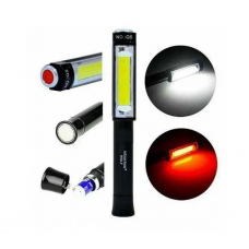 Фонарик ручной с магнитом BL Q5 COB на батарейках Черный