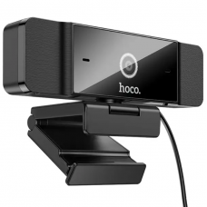 Веб-камера для компьютера HOCO D100 1.5м, USB, 1080P Черный