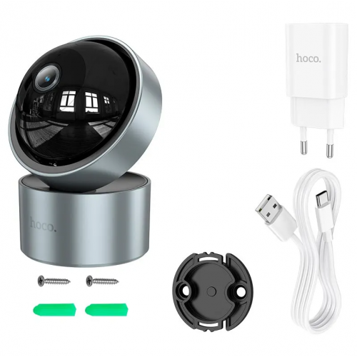 Камера видеонаблюдения HOCO D5 Indoor PTZ 3MP, Wi-Fi, FHD, IP54, Микрофон